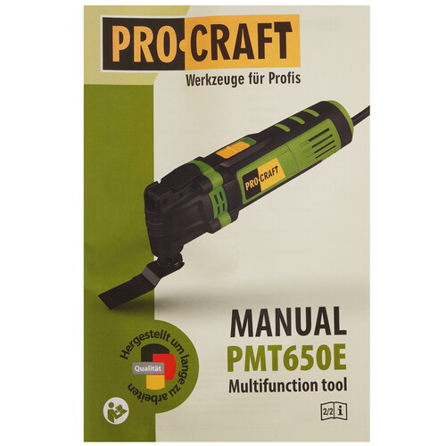 Купить Реноватор PROCRAFT PMT650E  9277886. Характеристики, отзывы и цены в Донецке