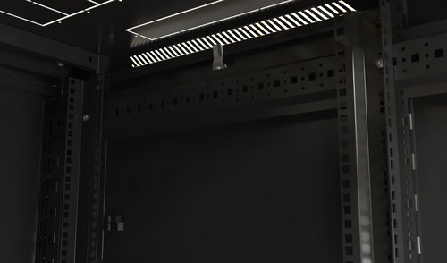 Купить Шкаф коммутационный Hyperline TTB-4266-DD-RAL9004  8193736. Характеристики, отзывы и цены в Донецке