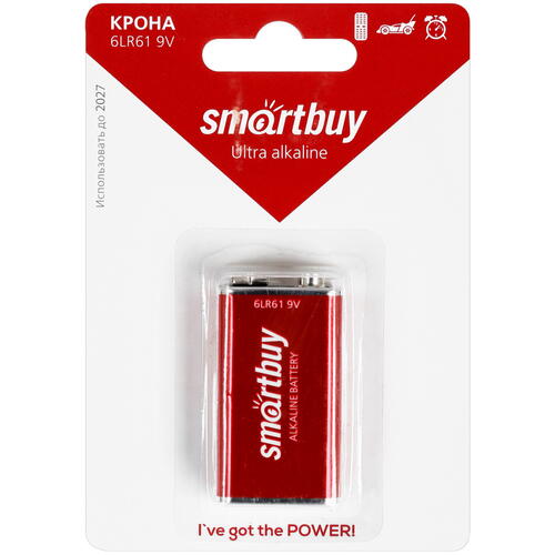 Купить Батарейка щелочная Smartbuy SBBA-9V01B  5035501. Характеристики, отзывы и цены в Донецке
