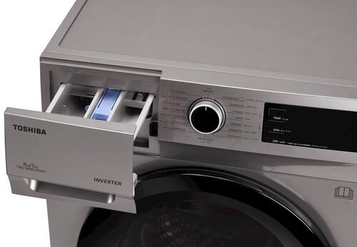 Купить Стирально-сушильная машина Toshiba TWD-BK90S2GE (SK) серебристый  9972517. Характеристики, отзывы и цены в Донецке