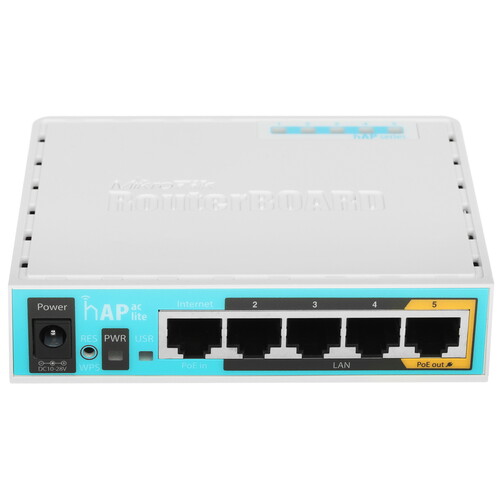 Купить Wi-Fi роутер MikroTik hAP ac lite  5048363. Характеристики, отзывы и цены в Донецке
