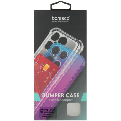 Купить Накладка  BoraSCO для Samsung Galaxy A06 прозрачный  5621803. Характеристики, отзывы и цены в Донецке