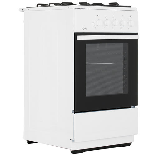 Купить Газовая плита Flama RG 24051 W белый  9973272. Характеристики, отзывы и цены в Донецке