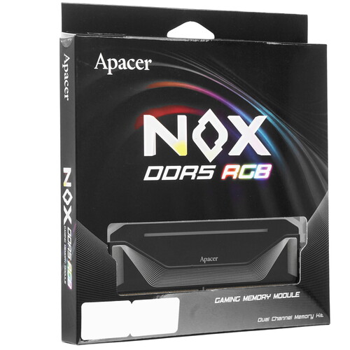Купить Серверная оперативная память Apacer NOX RGB [AH5U64G60C622NBAA-2] 64 ГБ  5616575. Характеристики, отзывы и цены в Донецке