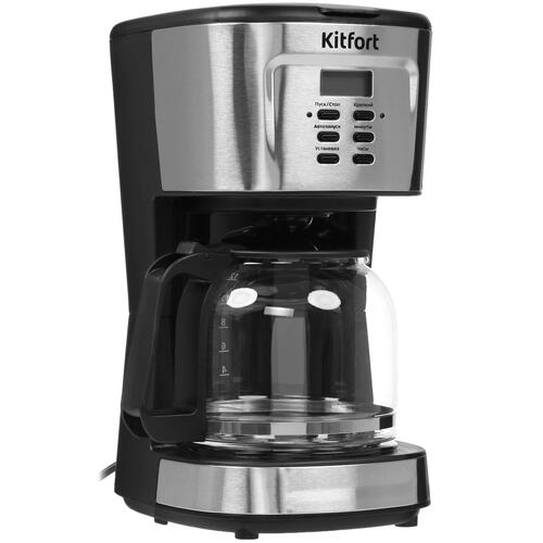 Купить Кофеварка капельная Kitfort KT-727 черный  8165205. Характеристики, отзывы и цены в Донецке