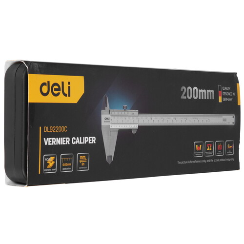 Купить Штангенциркуль Deli DL92200C  9310971. Характеристики, отзывы и цены в Донецке