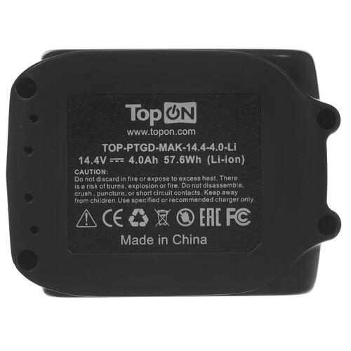Купить Аккумулятор TopON TOP-PTGD-MAK-14.4-4.0-Li  9954105. Характеристики, отзывы и цены в Донецке