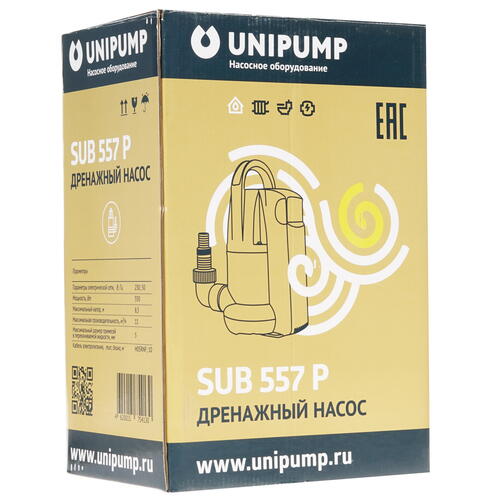 Купить Насос дренажный Unipump SUB 557 P  1232121. Характеристики, отзывы и цены в Донецке