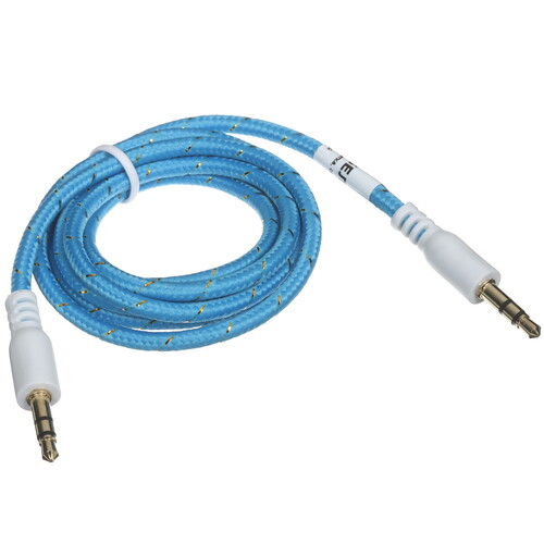 Купить Кабель   Rexant 3.5 mm jack - 3.5 mm jack синий  5479585. Характеристики, отзывы и цены в Донецке