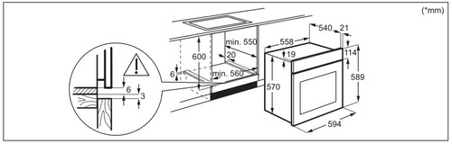 Купить Электрический духовой шкаф Electrolux EOD3H40BX серебристый  9101689. Характеристики, отзывы и цены в Донецке