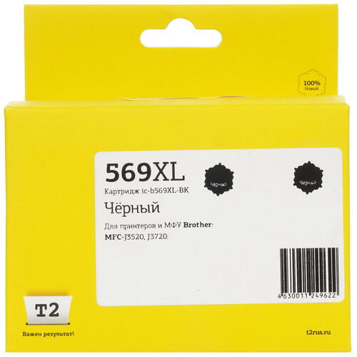 Купить Картридж T2 IC-B569XL-BK черный  9981745. Характеристики, отзывы и цены в Донецке