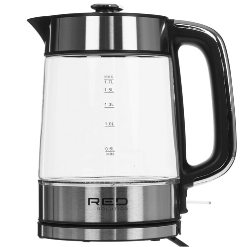 Купить Электрочайник RED SOLUTION G104 серебристый  9297673. Характеристики, отзывы и цены в Донецке
