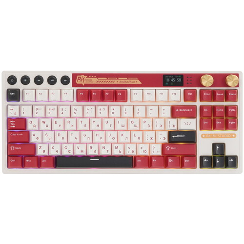 Купить Клавиатура проводная + беспроводная Royal Kludge M87  9226437. Характеристики, отзывы и цены в Донецке