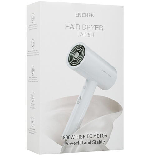 Купить Фен Enchen AIR 5 Hair dryer Basic version белый  9909493. Характеристики, отзывы и цены в Донецке