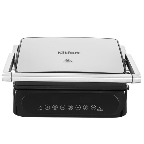 Купить Гриль Kitfort KT-3697 серебристый  9193379. Характеристики, отзывы и цены в Донецке