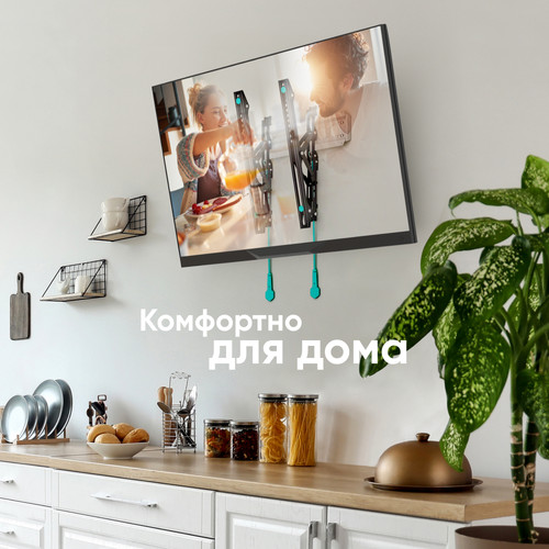 Купить Кронштейн для ТВ ONKRON TM5 белый  9350536. Характеристики, отзывы и цены в Донецке