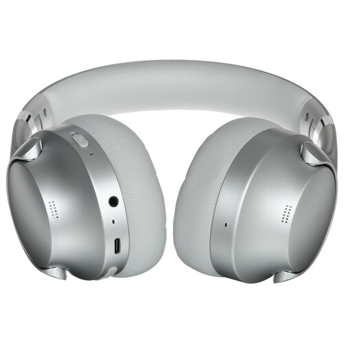 Купить Беспроводные/проводные наушники Deppa Stereo Ultra ANC серебристый 2024  9229403. Характеристики, отзывы и цены в Донецке