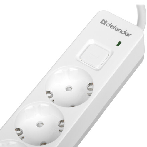 Купить Сетевой фильтр Defender DFS 135 белый  9232769. Характеристики, отзывы и цены в Донецке