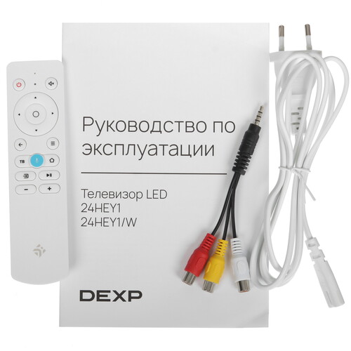 Купить 24" (61 см) Телевизор DEXP 24HEY1 белый  5488556. Характеристики, отзывы и цены в Донецке