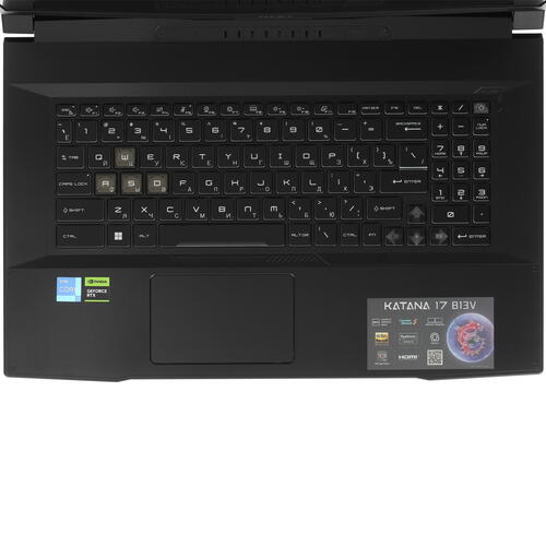 17.3" Ноутбук MSI Katana 17 B13VGK-472XRU черный Купить 17.3" Ноутбук MSI Katana 17 B13VGK-472XRU черный  5404343. Характеристики, отзывы и цены в Донецке