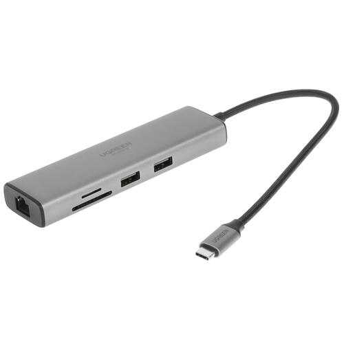 Купить Док-станция Ugreen CM512 серый  4866786. Характеристики, отзывы и цены в Донецке