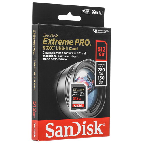 Купить Карта памяти SanDisk Extreme Pro SDXC 512 ГБ [SDSDXEP-512G-GN4IN]  5470865. Характеристики, отзывы и цены в Донецке