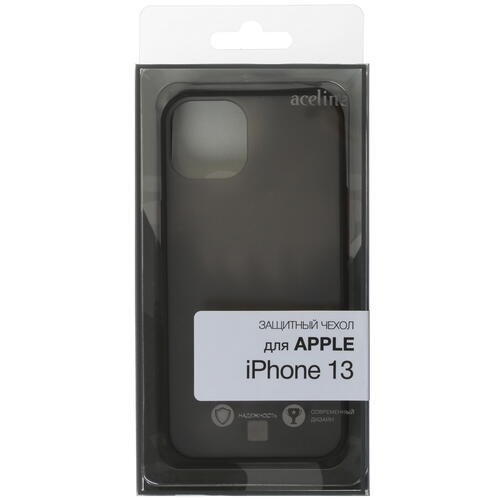 Купить Накладка  Aceline Muddle для Apple iPhone 13 черный  4844413. Характеристики, отзывы и цены в Донецке
