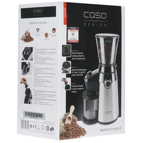 Купить Кофемолка электрическая CASO Barista Flavour серебристый  8117052. Характеристики, отзывы и цены в Донецке