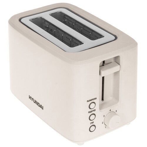 Купить Тостер Hyundai HYT-3306 бежевый  9228394. Характеристики, отзывы и цены в Донецке