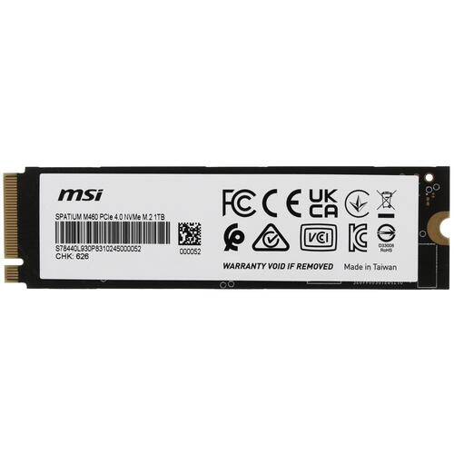 Купить 1000 ГБ M.2 NVMe накопитель MSI SPATIUM M460 [S78-440L930-P83]  5085898. Характеристики, отзывы и цены в Донецке