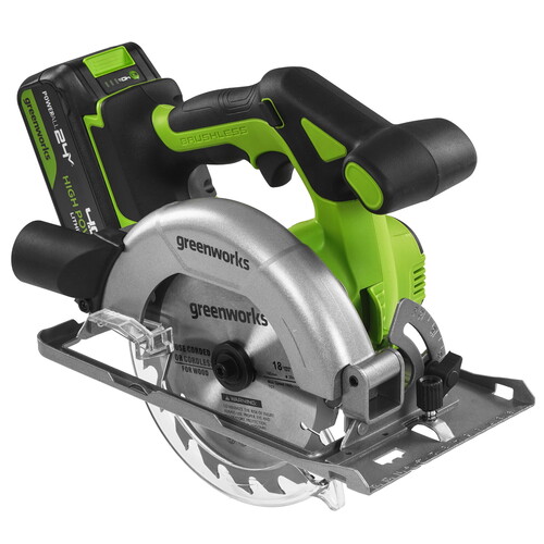 Купить Пила дисковая GreenWorks GD24CS165  9305486. Характеристики, отзывы и цены в Донецке