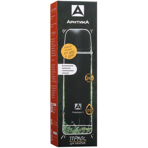 Купить Термос Арктика 102-750 черный  9116094. Характеристики, отзывы и цены в Донецке