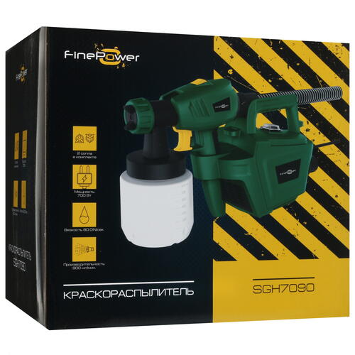 Купить Краскопульт FinePower SGH7090  4836091. Характеристики, отзывы и цены в Донецке