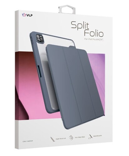 Купить Чехол-книжка VLP Split Folio для Apple iPad Pro 13" (M4) фиолетовый  5487163. Характеристики, отзывы и цены в Донецке