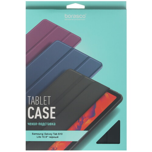Купить Чехол-книжка BoraSCO для Samsung Galaxy Tab S10 Lite черный  5641571. Характеристики, отзывы и цены в Донецке