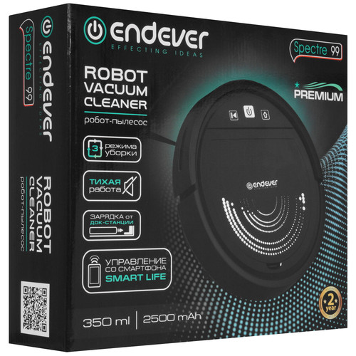 Купить Робот-пылесос Endever Spectre-99 черный  9060138. Характеристики, отзывы и цены в Донецке