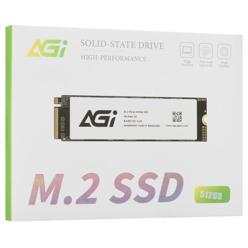 Купить 512 ГБ SSD M.2 накопитель AGI AI818 [AGI512G44AI818]  5412844. Характеристики, отзывы и цены в Донецке