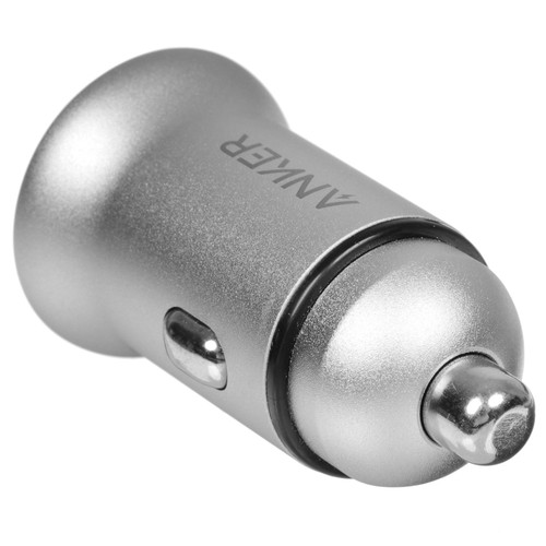 Купить Автомобильное ЗУ Anker PowerDrive 2 Alloy серебристый  5638055. Характеристики, отзывы и цены в Донецке