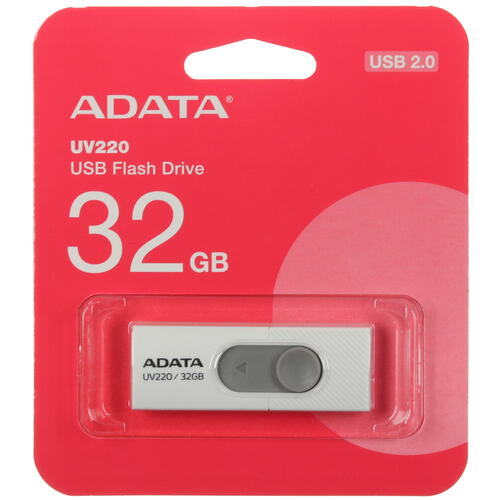 Купить Память USB Flash 32 ГБ A-Data UV220 [AUV220-32G-RWHGY]  5450130. Характеристики, отзывы и цены в Донецке