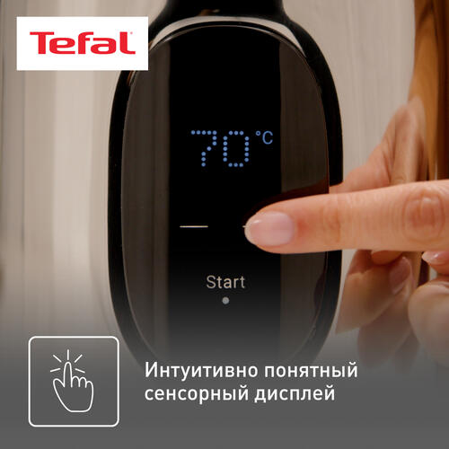 Купить Электрочайник Tefal Majestuo KI883D10 серебристый  9071492. Характеристики, отзывы и цены в Донецке
