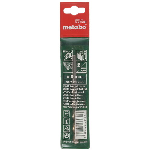 Купить Сверло спиральное Metabo 627688000  1151065. Характеристики, отзывы и цены в Донецке