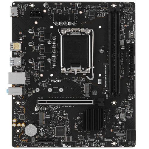 Купить Материнская плата MSI PRO H610M-S WIFI DDR4  5630004. Характеристики, отзывы и цены в Донецке