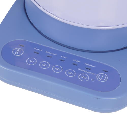 Купить Электрочайник Kitfort КТ-6613 фиолетовый  9047295. Характеристики, отзывы и цены в Донецке