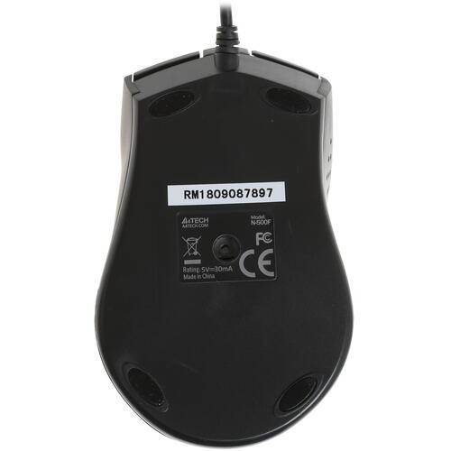 Купить Мышь проводная A4Tech N-500F  серый  0134526. Характеристики, отзывы и цены в Донецке