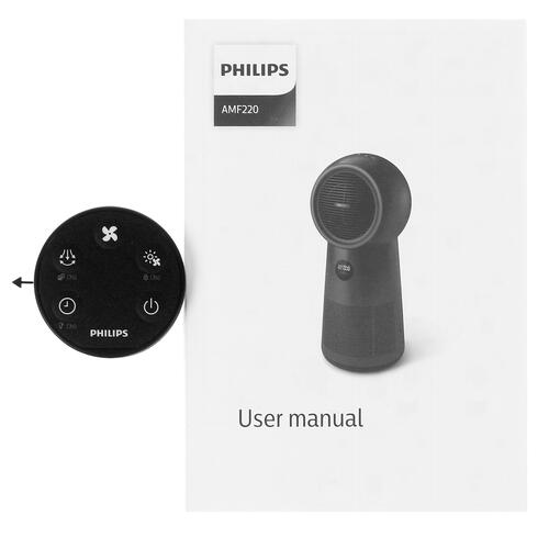 Купить Очиститель воздуха Philips AMF220/15 черный  5329098. Характеристики, отзывы и цены в Донецке