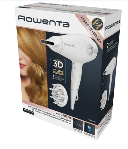 Купить Фен Rowenta Volumizer CV6130F0 белый  5604216. Характеристики, отзывы и цены в Донецке