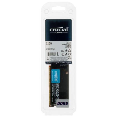 Купить Оперативная память Crucial [CT32G48C40U5] 32 ГБ  5072650. Характеристики, отзывы и цены в Донецке