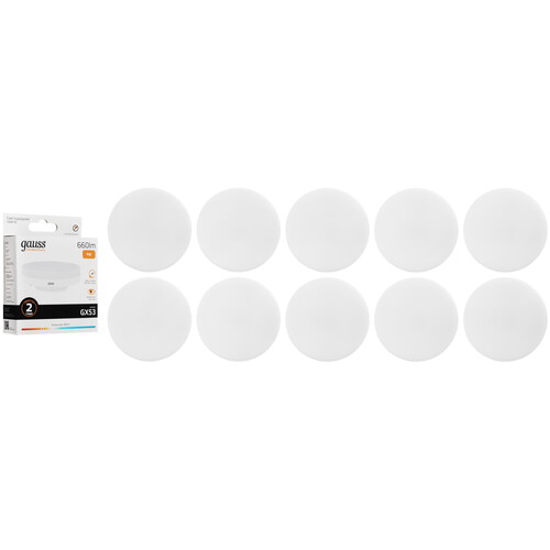 Купить Комплект светодиодных ламп Gauss Elementary 83819  5613122. Характеристики, отзывы и цены в Донецке