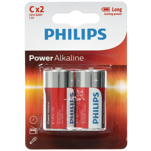 Купить Батарейка Philips LR14P2B/97 C (LR14/ER26500/R14)  9259209. Характеристики, отзывы и цены в Донецке