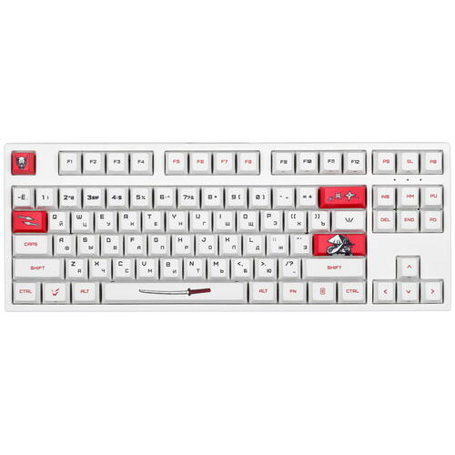 Купить Клавиатура проводная + беспроводная ARDOR GAMING Wakizashi [AG-ZD-87GT-HS-W]  5401654. Характеристики, отзывы и цены в Донецке